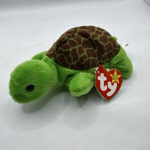 TY Beanie Baby Speedy Turtle‎  Plush Toy Style 4030 1993-1994 with errors